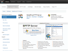 Tablet Screenshot of bpftpserver.com